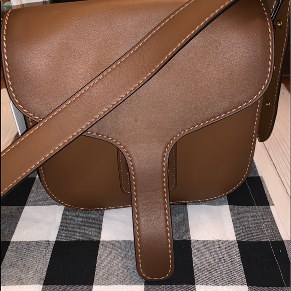 Coach Handbags - COACH NEW leather brown purse satchel